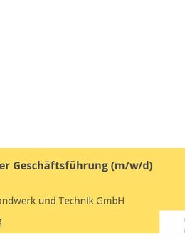 Assistenz der Geschäftsführung (w/m/d) - Hamburg
