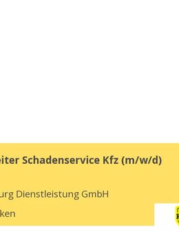 Sachbearbeiter Schadenservice Kfz (m/w/d) - Saarbrücken