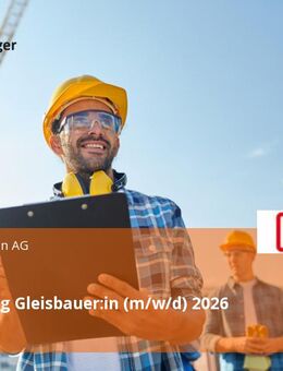 Ausbildung Gleisbauer:in (m/w/d) 2026 - Bamberg
