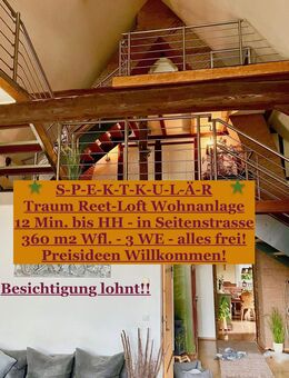 Edelstahl und Reetdach - Generationenwohnen in einem kernsaniertem historischen Gebäude - einfach traumhaft!!! - Quickborn (Landkreis Pinneberg)