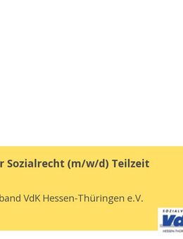Fachberater Sozialrecht (m/w/d) Teilzeit - Fulda