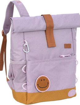 LÄSSIG Kinderrucksack Little Gang, Medium Rolltop Backpack, lilac, aus recycelten PET-Flaschen