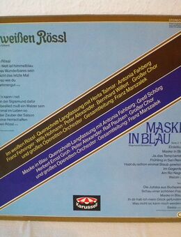 Peter Alexander-Im weißen Rössl-Maske in Blau-Vinyl-LP,1959 - Linnich