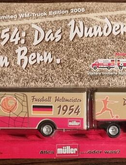 Original Sammlertruck Müller limited WM-Truck Edition 2006, Motiv 1 - NEU OVP - Essen
