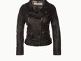 Oak Wood Damenlederjacke CAMERA Schwarz S Veste Cuir Giacca in 6034