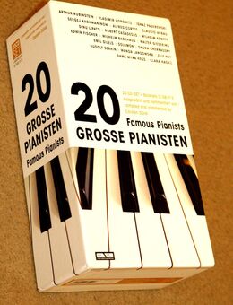 20 Grosse Pianisten 20 CD Famous Pianists Box Set mit 20 CD und Booklets - Völklingen
