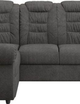 Home affaire Ecksofa Boston L-Form, mit hoher Rückenlehne, wahlweise mit Bettfunktion & Stauraum