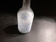 Glasvase Glasflasche, Vase ca. 22cm hoch ca. 25cm Umfang unten graublau - Essen