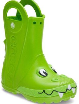 Crocs Handle It Rain Duke K Gummistiefel Regenstiefel, Matschstiefel mit Dino Drachen Motiv