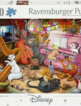 Ravensburger Puzzle Collector's Edition - Disney Classics, Aristocats, 1000 Puzzleteile, Made in Germany