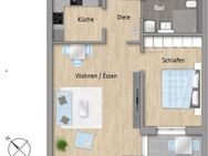 Altersgerechtes Wohnen in Überauchen | Schöne 2-Zimmer-Erdgeschoss Wohnung in zentraler Lage - Brigachtal