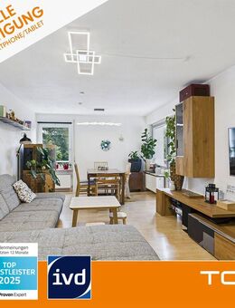 Wohnglück mit Gartenblick - 3-Zimmer-Wohnung mit Balkon und Garage - Oberstenfeld