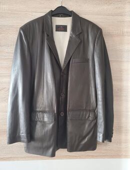 Leder Blazer Gr. 50/52 dunkelbraun gecrashtes Leder wie NEU NP 975 € - Görlitz Zentrum