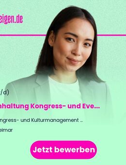 Buchhaltung (m/w/d) Kongress- und Eventmanagement - Weimar