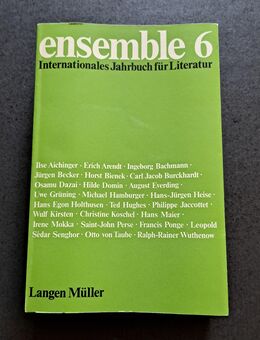 Ensemble 6. Internationales Jahrbuch für Literatur VI 1975 Lyrik - Nürnberg