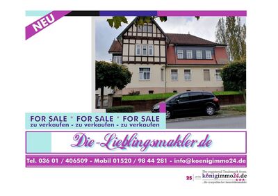 teilsaniertes Wohnhaus (3 WE)+1 Apartement im Villenstil mit Zufahrt, Garagen, Stellplätzen und Garten