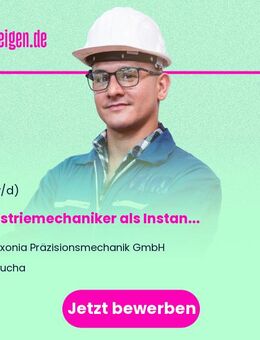 Industriemechaniker als Instandhalter (m/w/d) - Taucha