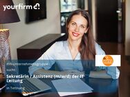 Sekretärin / Assistenz (m/w/d) der IT Leitung - Tettnang