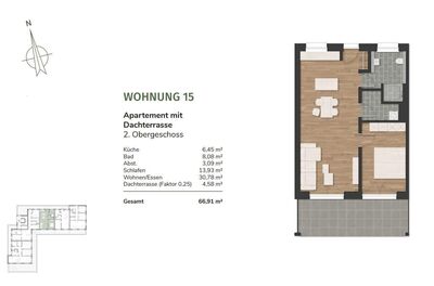 Wohnen am Urwald - 17 moderne Eigentumswohnungen in Neuenburg - Wohnung 15