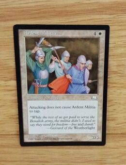 Magic The Gathering-Sammelkarte-Ardent Militia - Nörvenich