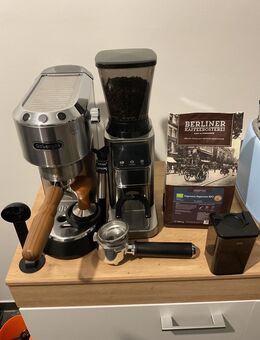 DeLonghi EC685 Espressomaschine + Caso BaristaChef Mühle + Zubehör – Top-Zustand! - München Sending-Westpark