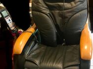 Massage-Sessel, Leder und schwarz - Viersen Zentrum