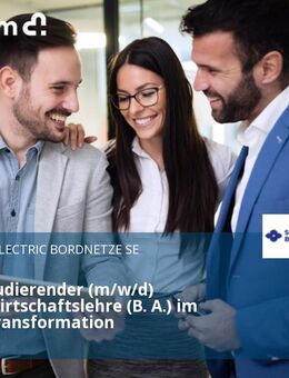 Dualer Studierender (m/w/d) Betriebswirtschaftslehre (B. A.) im Bereich Transformation - Wolfsburg