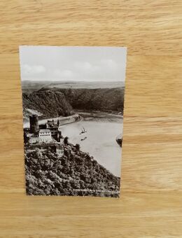 Ansichtskarte-AK-675-St. Goarshausen, Burg Katz mit Loreley. - Nörvenich