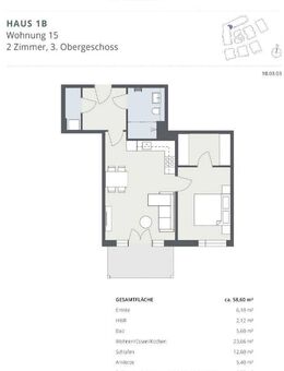 Solingen von oben genießen 2-Zimmer-Wohnung mit Balkon im 3. OG jetzt entdecken! - Solingen (Klingenstadt)