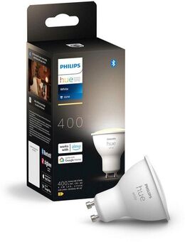 Philips Hue LED-Leuchtmittel White GU10 Einzelpack 400lm, GU10, 1 St.