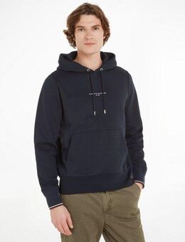 Tommy Hilfiger Hoodie TOMMY LOGO TIPPED HOODY Tommy-Tape innen am Ausschnitt, Flag-Stickerei am Ärmel