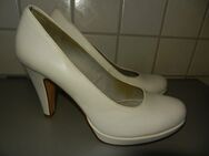 Tamaris Pumps Gr. 39 cremeweiss ca. 9,5cm Absatz Damenschuh - Chemnitz