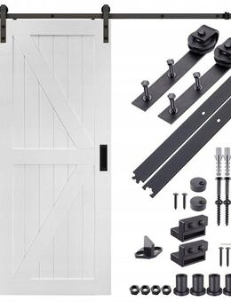 Schiebetürsystem Laufschiene Beschlag Schiebetürbeschlag für Schiebetüren 2m Set - Wuppertal