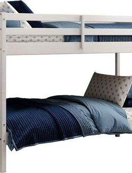 Lüttenhütt Etagenbett Mora Bett Kinderbett Leiterbett Stockbett Holzbett Bestseller (1-St), Teilbares Etagenbett aus Massivholz - (B/T/H): 100/208/140 cm Hochbett