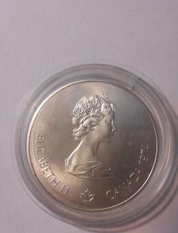 Kanada 5 Dollar 1974, Silbermünze, Olympische Sommerspiele Montreal 1976, KM# 90 - Cottbus