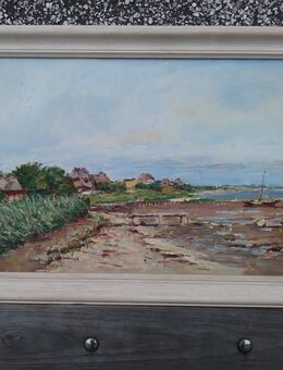 Sylt oder an der Ostseeküste. Ölgemälde, Hans-Werner Matern, Schleswig-Holstein - Hamburg