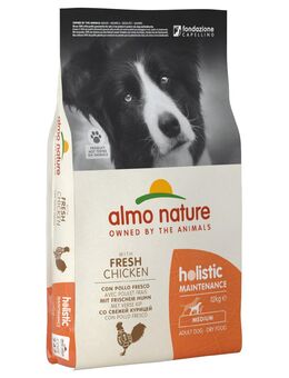 12 kg Almo Nature Holistic zum Sonderpreis! - Medium Adult Huhn & Reis