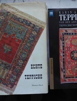 Teppiche Orientteppichkunde Teppichkunst Materialien Farben Muster Knüpftechniken, Heyne Ratgeber Antiquitäten, Nachschlagewerk, 2 Bücher - Flensburg