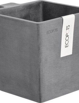 ECOPOTS Blumentopf MANHATTAN S Grey, BxTxH: 17,2x17,515 cm