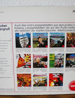 Deutscher Sängergruss-Vinyl-LP,Maritim,ca. 60/70er - Linnich