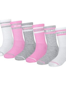 Converse Sportsocken CHN BASIC WORDMARK CREW 6PK für Kinder (6-Paar) für Kinder