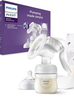 Philips AVENT Handmilchpumpe SCF430/20, Standardset mit Natural Motion-Technologie
