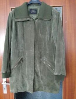 Damen Lederjacke Gr. 44, Grünton. - Kassel Brasselsberg
