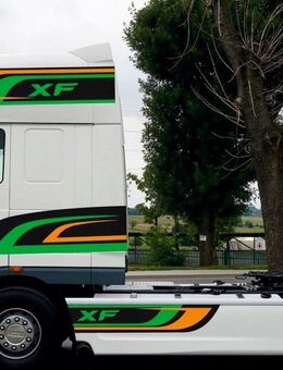 AUFKLEBER Fahrzeugbeschriftung DAF 106 EURO 6 SPACECAB UND SUPER SPACECAB 3 Farben Grün Set Set5342 - Wuppertal