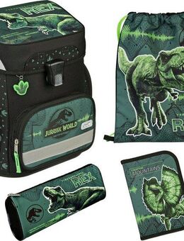 Scooli Schulranzen EasyFit, Jurassic World (5-tlg)