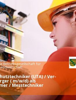 Umweltschutztechniker (UTA) / Ver- und Entsorger ( m/w/d) als Probenehmer / Messtechniker - Chemnitz