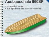 Bootsbauplan für eine Holz Motorboot Ausbauschale, Länge 660 cm, Anglerboot, Ruderboot zum Selbstbau - Berlin