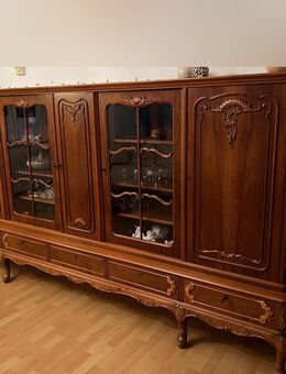 Elegante Barock-Hochvitrine / Sideboard / Tisch – Echtholz - Berlin