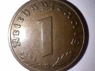 1 Reichspfennig 1938 "D" Kursmünze Deutsches Reich 3. Reich - Münster (Hessen)