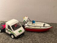 Playmobil Feuerwehrschiff und Handwerkerwagen - Stuttgart